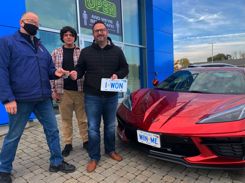 2021 Corvette Lottery Grand Prize Winner