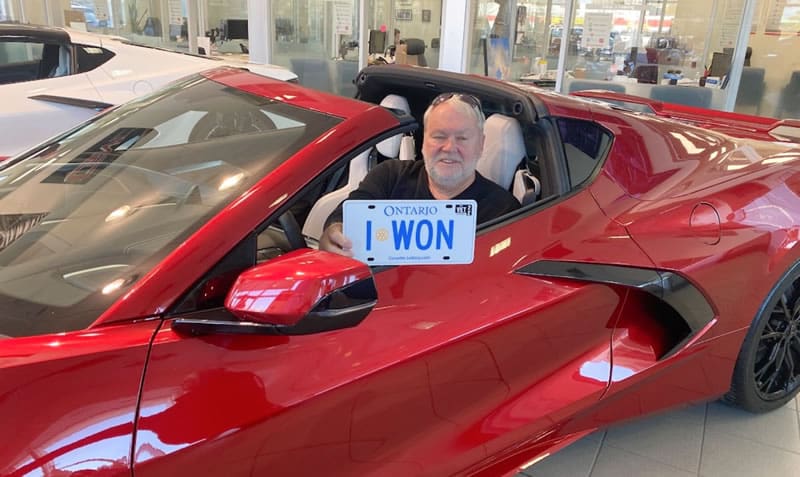2022 Corvette Lottery Grand Prize Winner