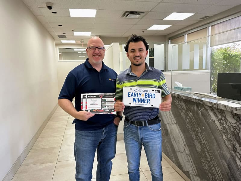 First Early-Bird Draw Winner